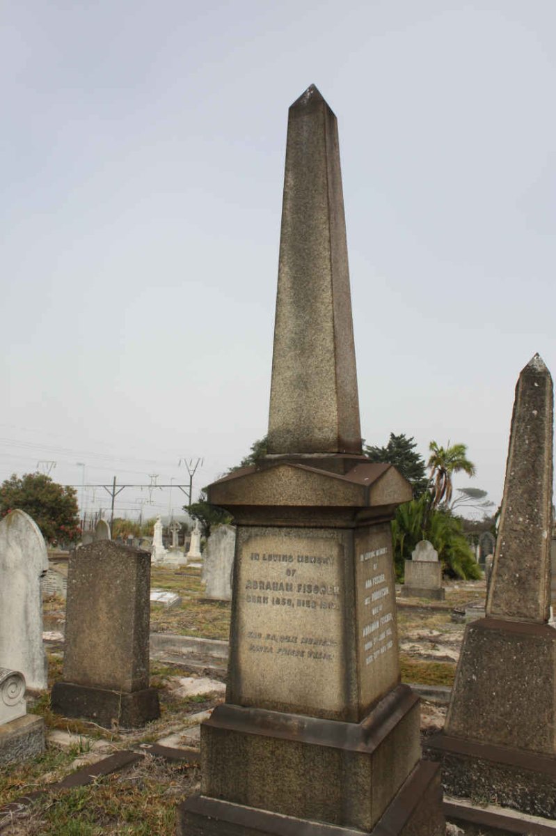 FISCHER Abraham 1850-1913 &amp; Ada ROBERTSON 1851-1927