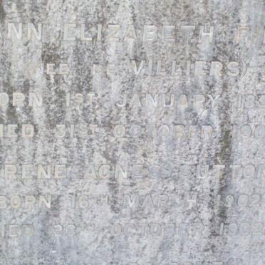 SUTTON Irene Agnes  1902-1902
