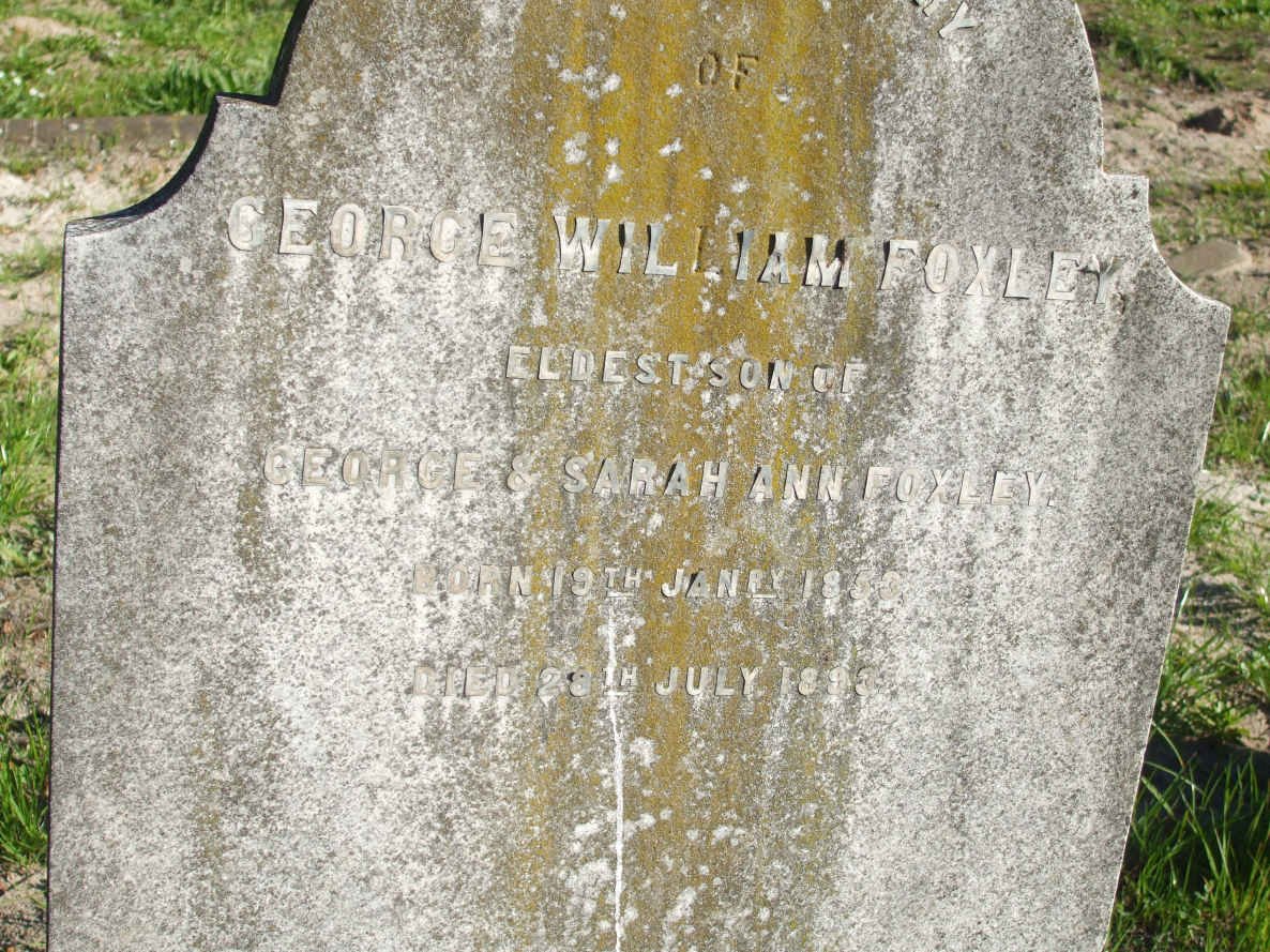 FOXLEY George William 1853-1893