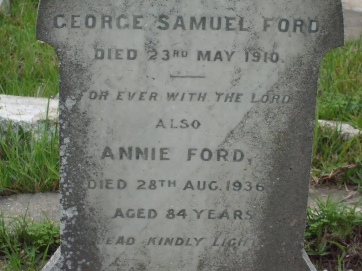 FORD George Samuel 1910 &amp; Annie -1936