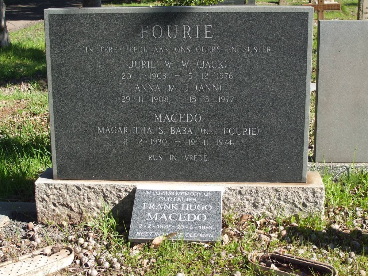 FOURIE :: MACEDO