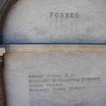 FORBES Robert :: Mc PHARQUHAR Margaret  :: SIBBALD Joseph :: FORBES Margaret