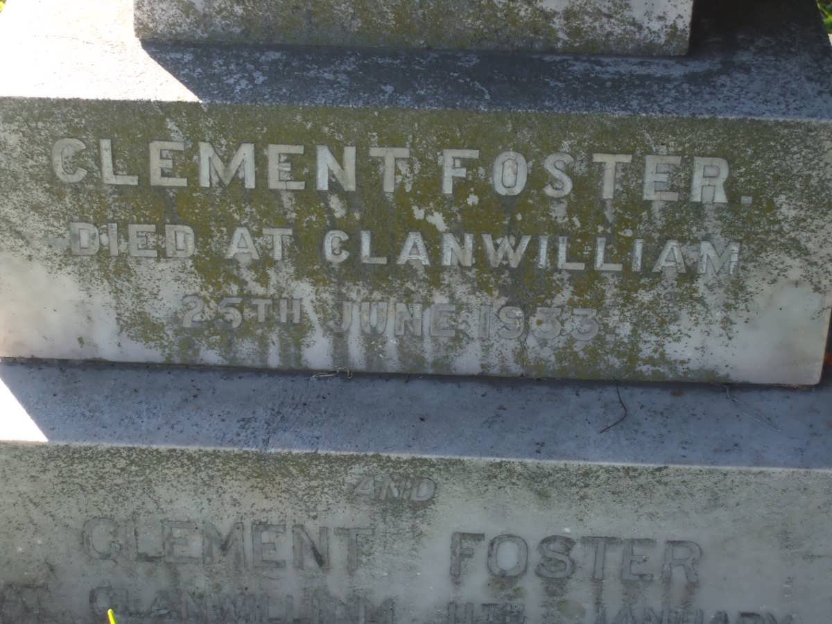 FOSTER Clement -1933 :: FOSTER Clement -1949