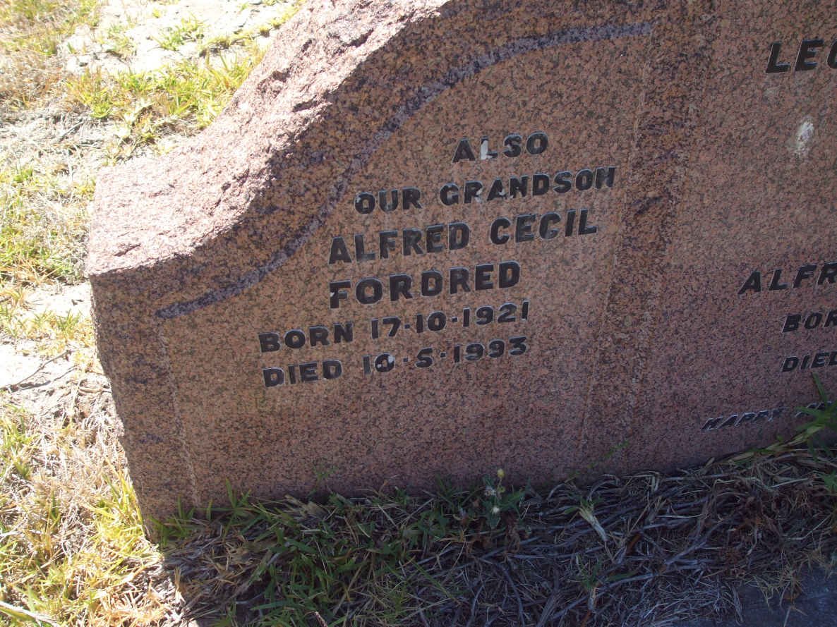 FORDRED Alfred Cecil 1921-1993
