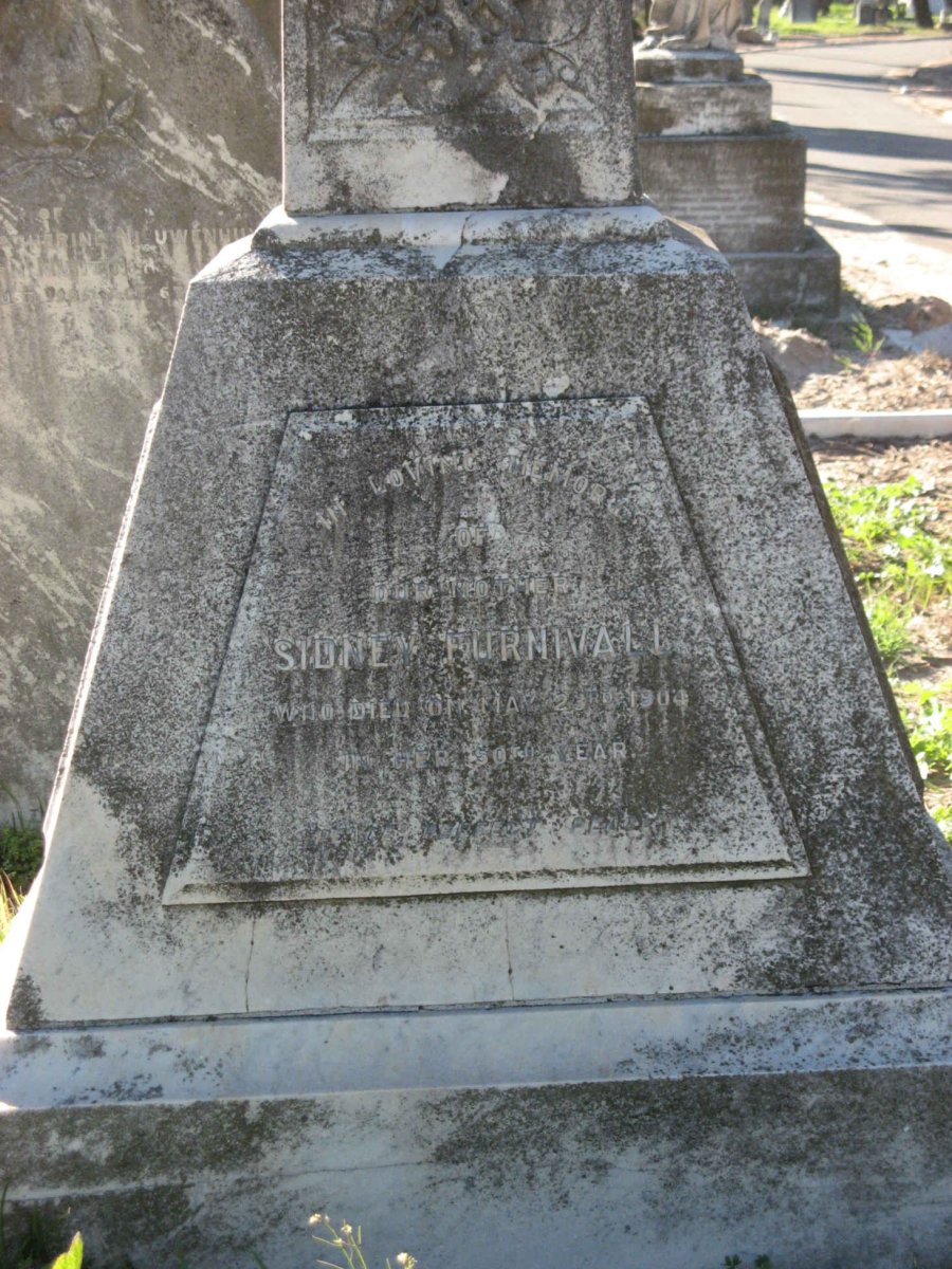 FURNIVALL Sidney -1904