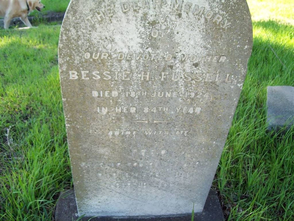 FUSSELL Bessie H. -1924 :: FUSSELL Fred -19??