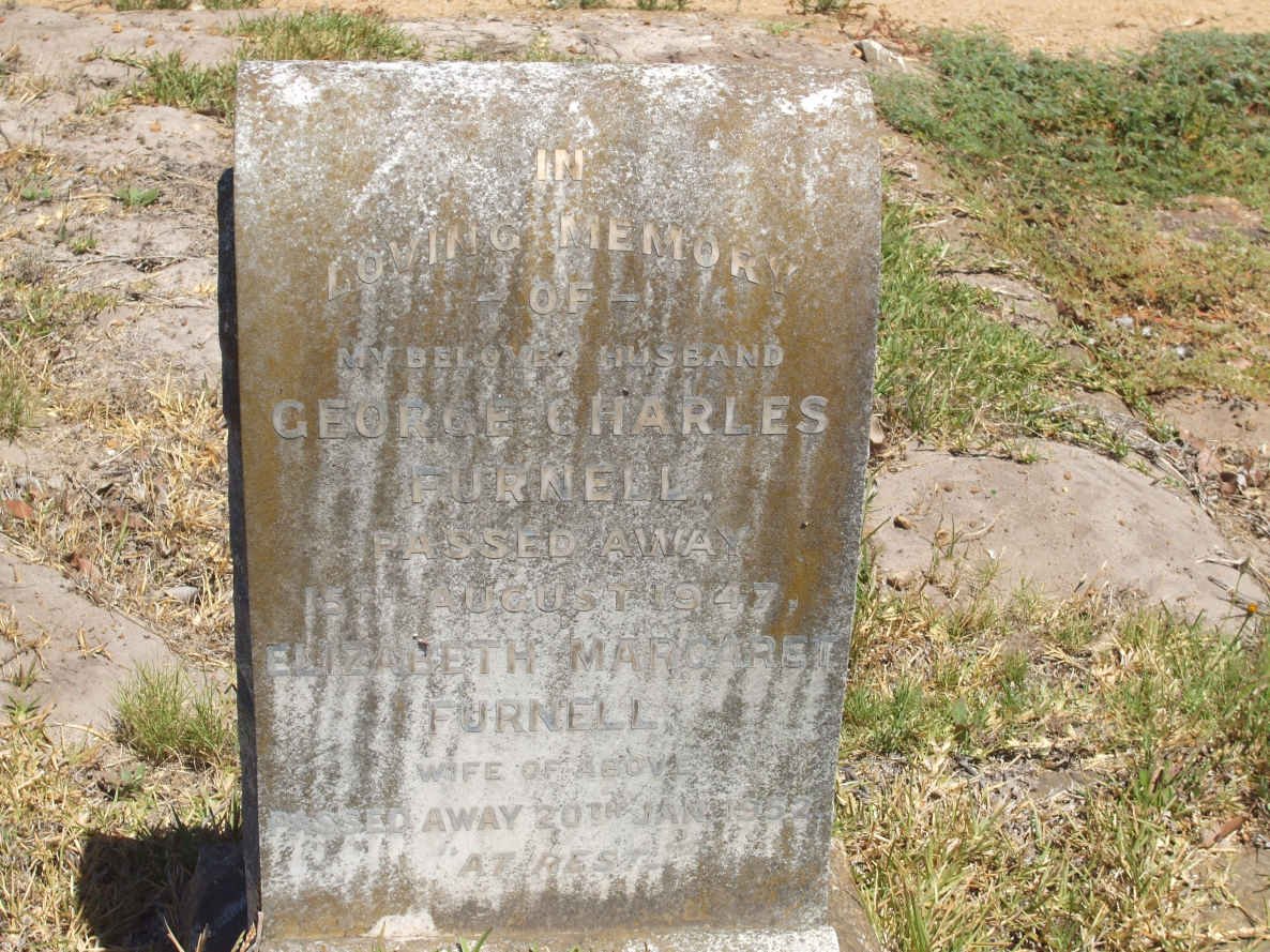 FURNELL George Charles -1947 &amp; Elizabeth Margaret -1952