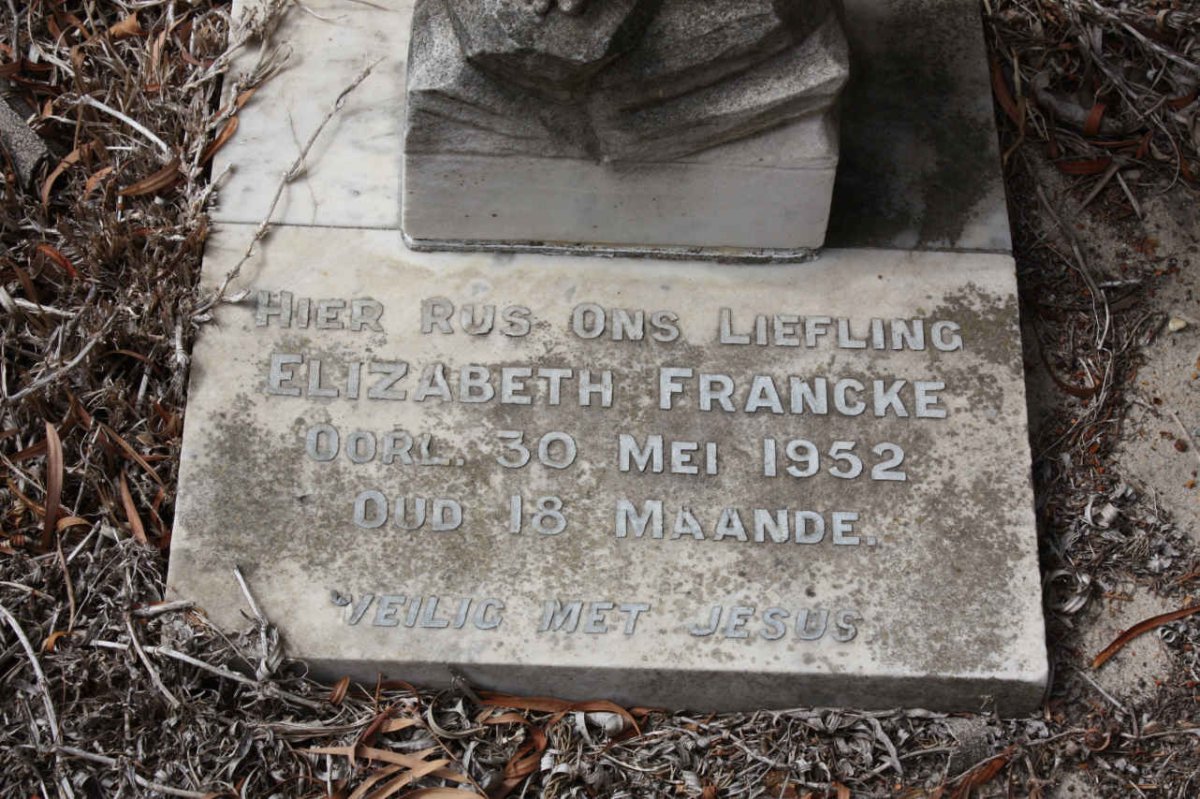 FRANCKE Elizabeth -1952