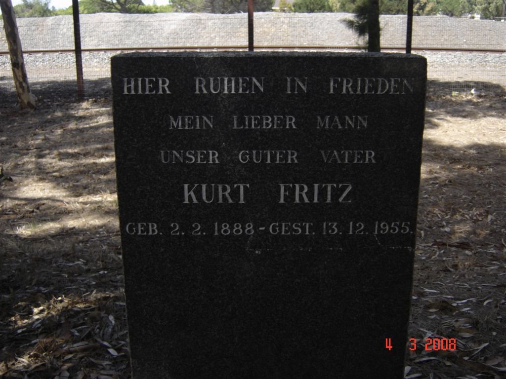 FRITZ Kurt 1888-1955