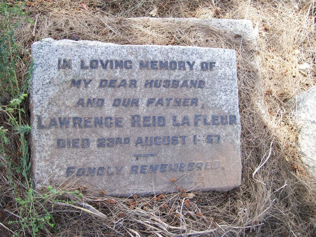 FLEUR Lawrence Reid, la -1957