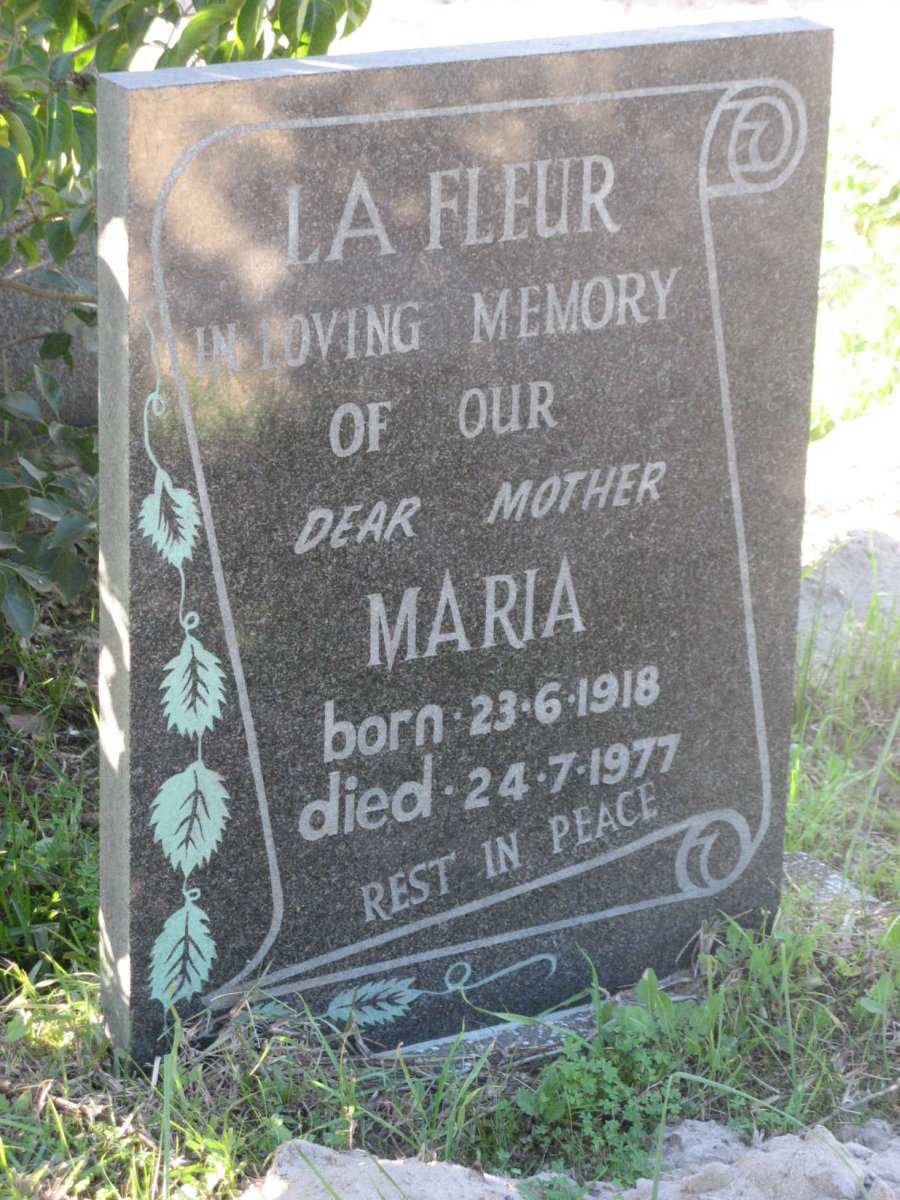 FLEUR Maria, la 1918-1977