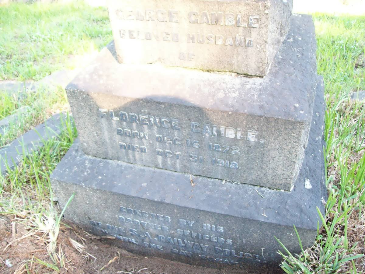 GAMBLE George 1872-1918