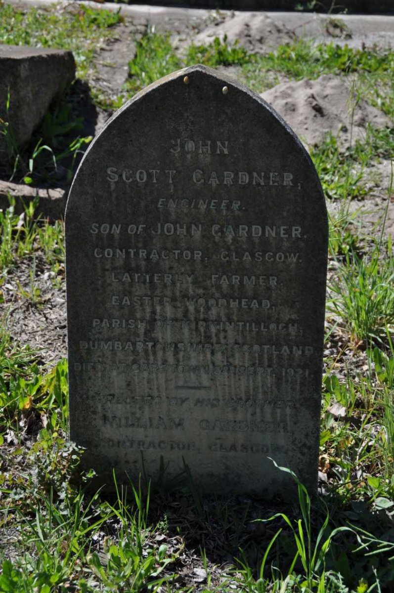 GARDNER John Scott -1921