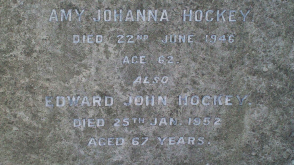 HOCKEY Edward John -1952 :: HOCKEY Amy Johanna -1946