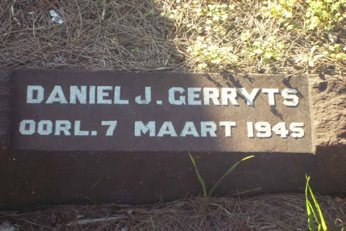 GERRYTS Daniel J. -1945