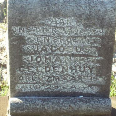 GELDENHUYS Jacobus Johannes  19??