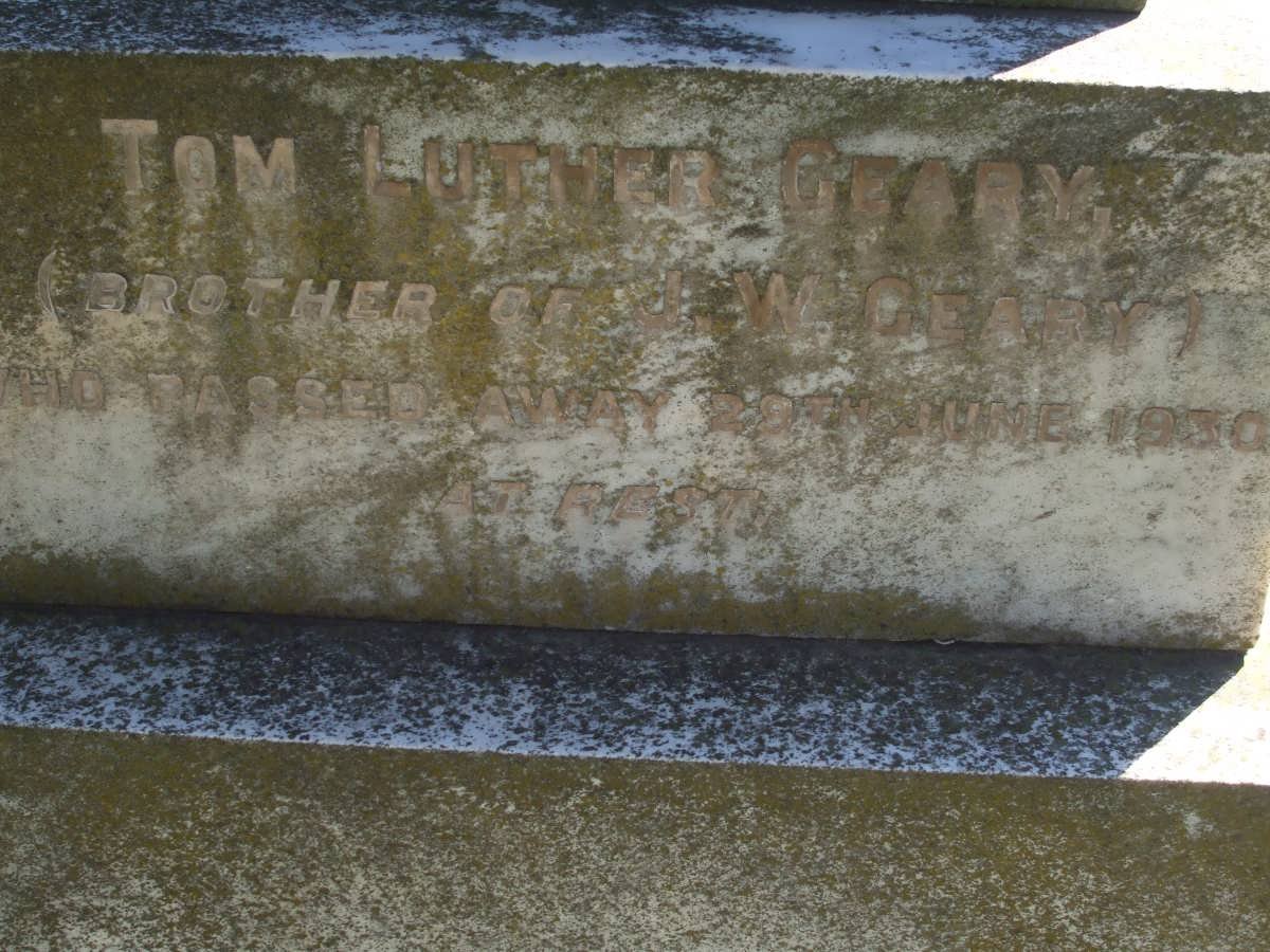 GEARY Tom Luther -1930