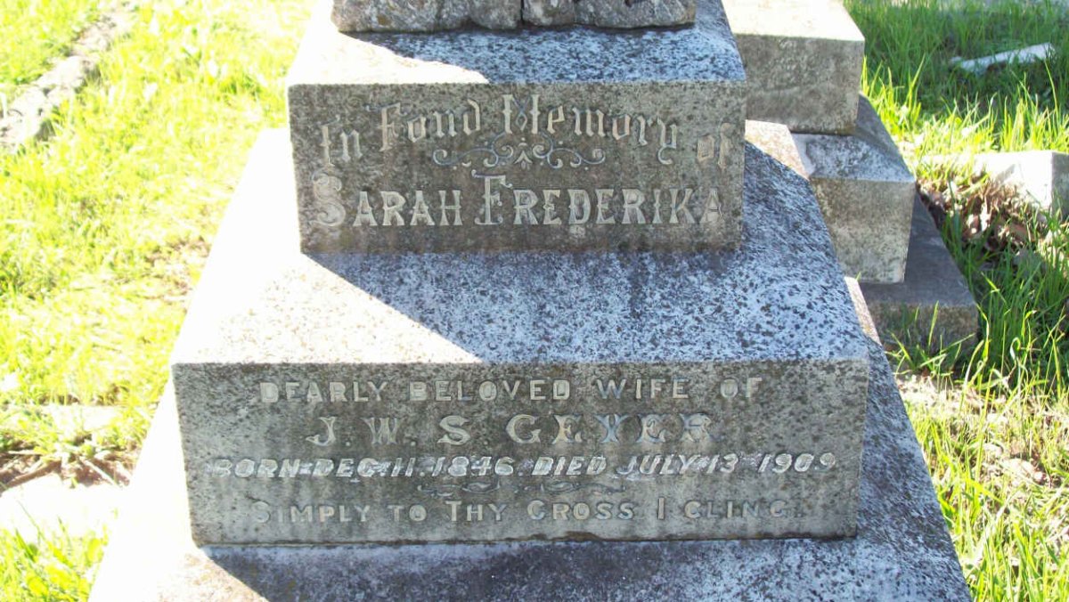 GEYER Sarah Frederika 1846-1909