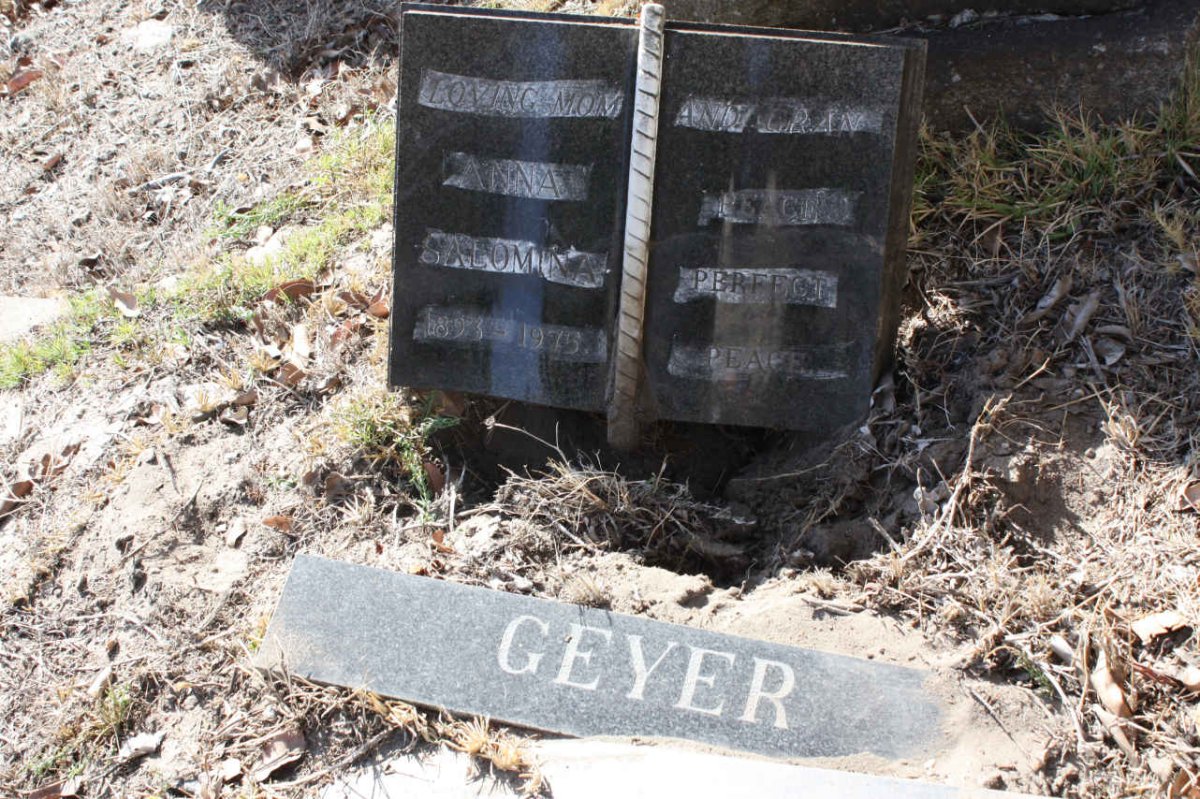 GEYER Anna Salomina 1893-1975