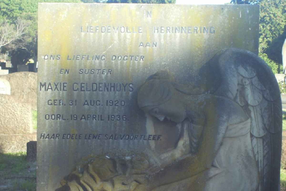 GELDENHUYS Maxie 1920-1936