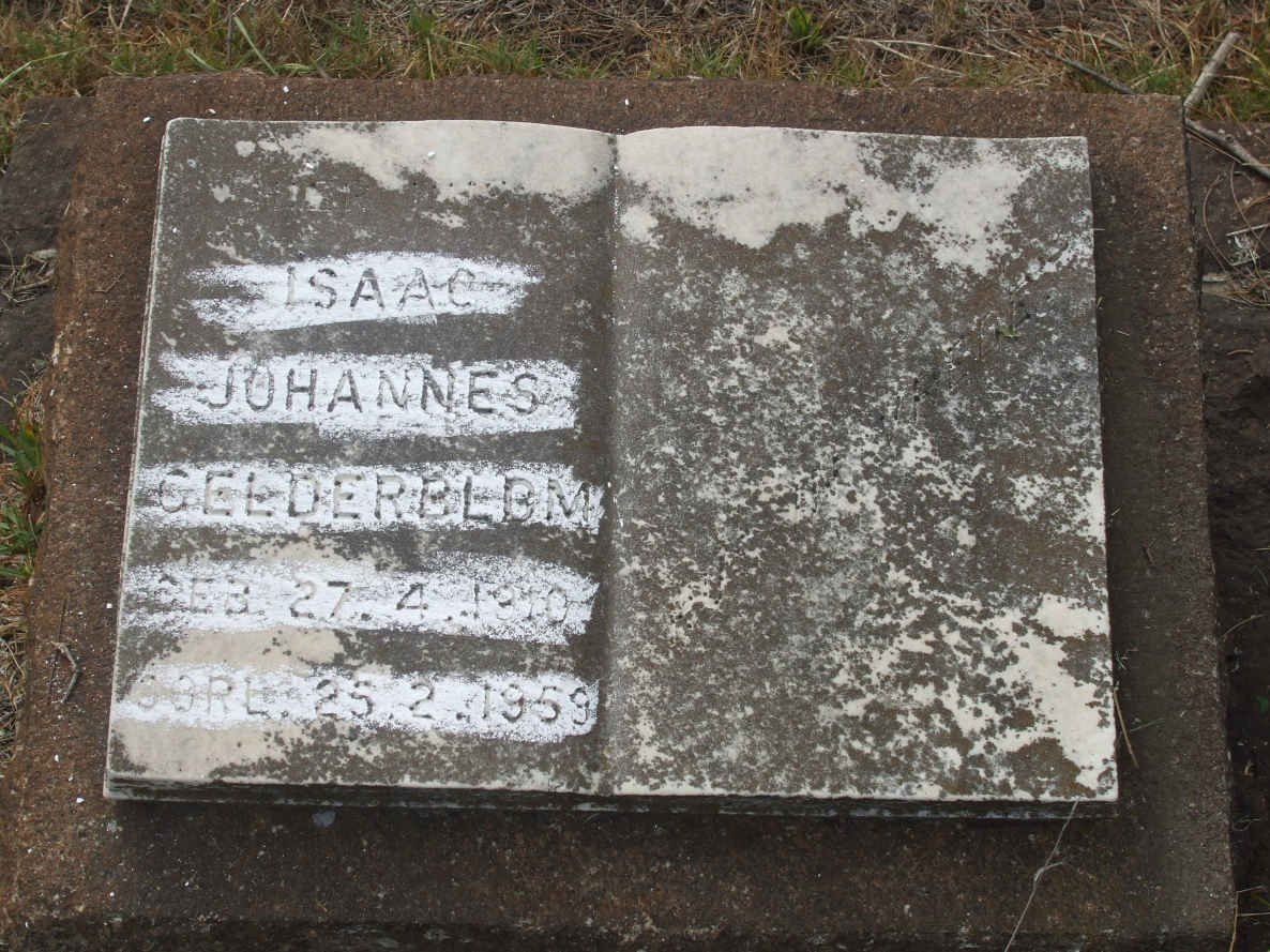 GELDERBLOM Isaac Johannes 1910-1959