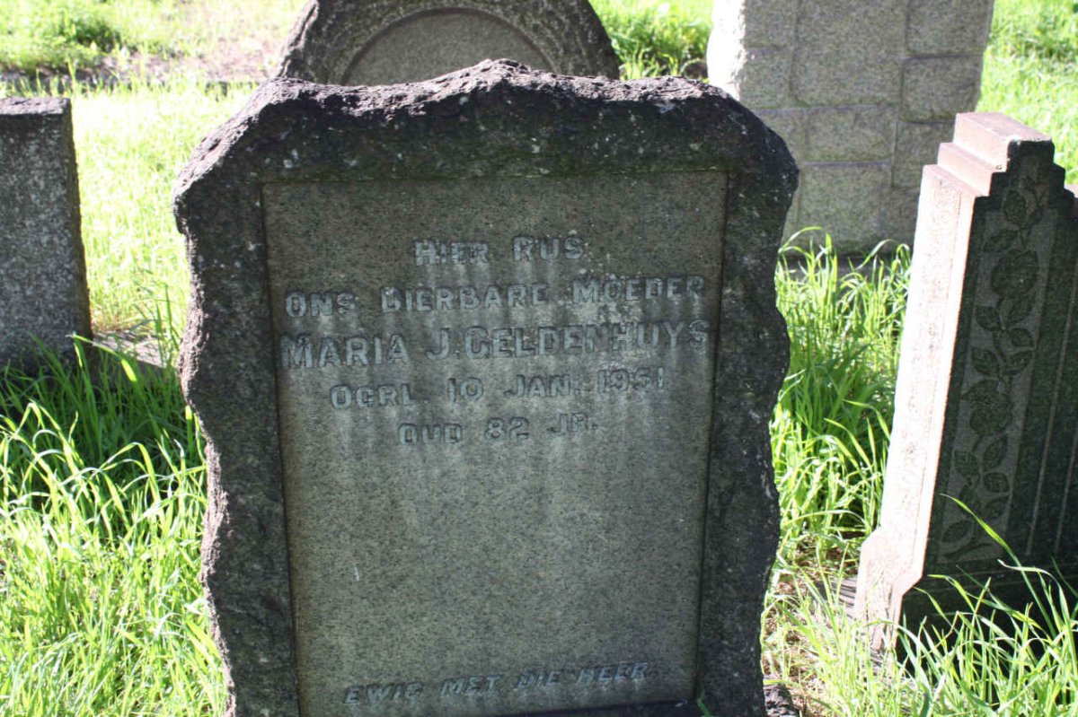GELDENHUYS Maria J. -1951
