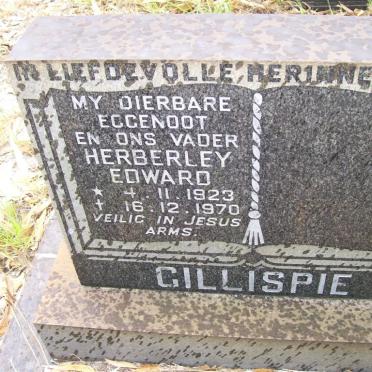 GILLISPIE Herberley Edward 1923-1970