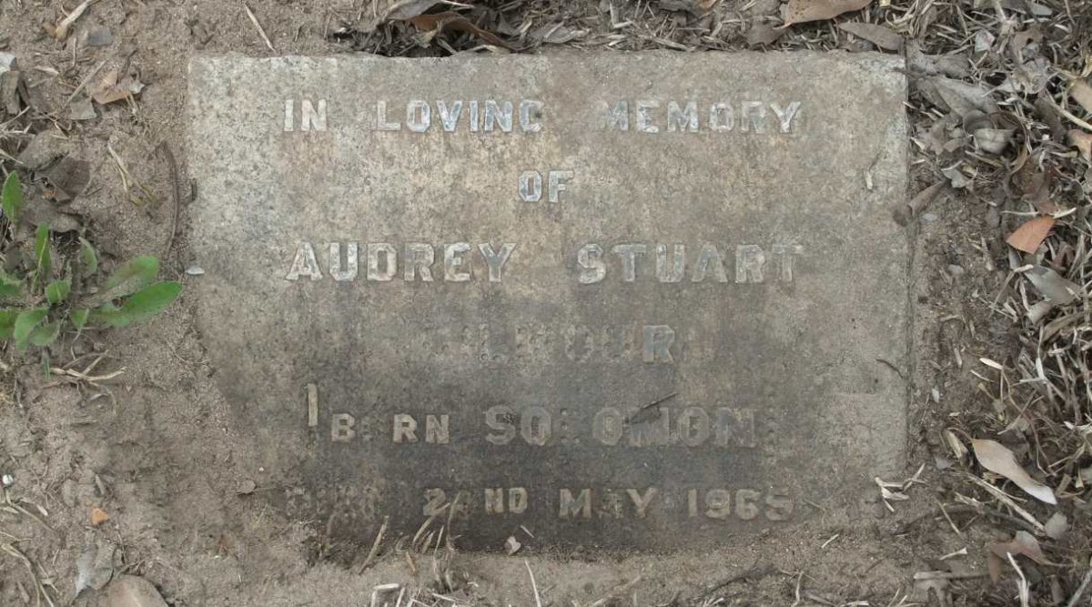 GILMOUR Audrey Stuart nee SOLOMON -1965