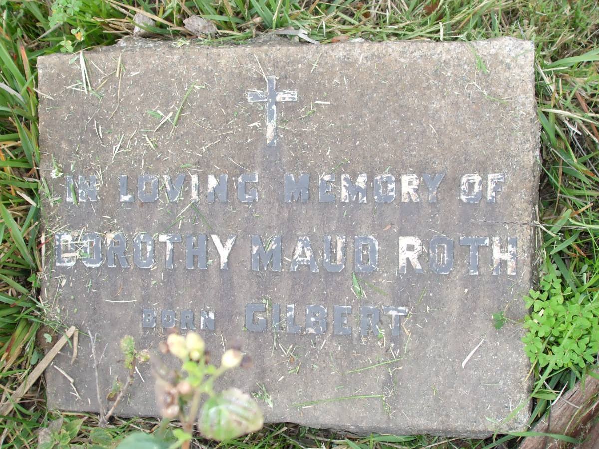 ROTH Dorothy Maud nee GILBERT
