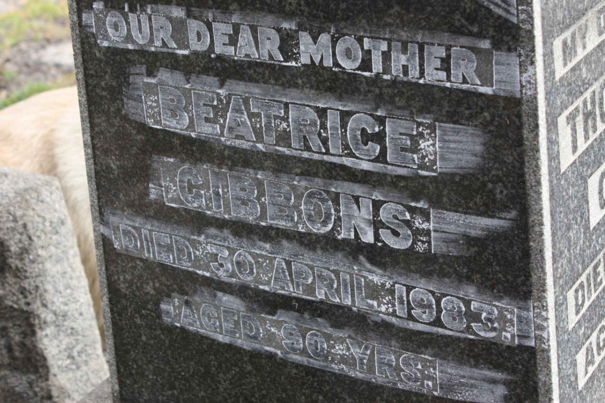GIBBONS Beatrice -1983