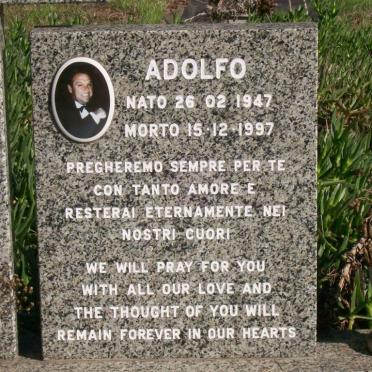 GIOVANNI Adolfo, di 1947-1997