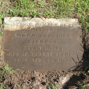 GLENDAY Laura Beatrice nee HALL 1878-1955