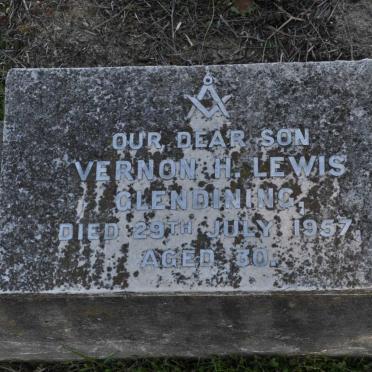 GLENDINING Vernon H. Lewis -1957