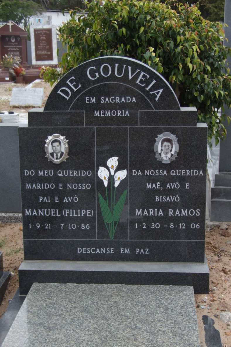 GOUVEIA Manuel, de 1921-1986 &amp; Maria RAMOS 1930-2006