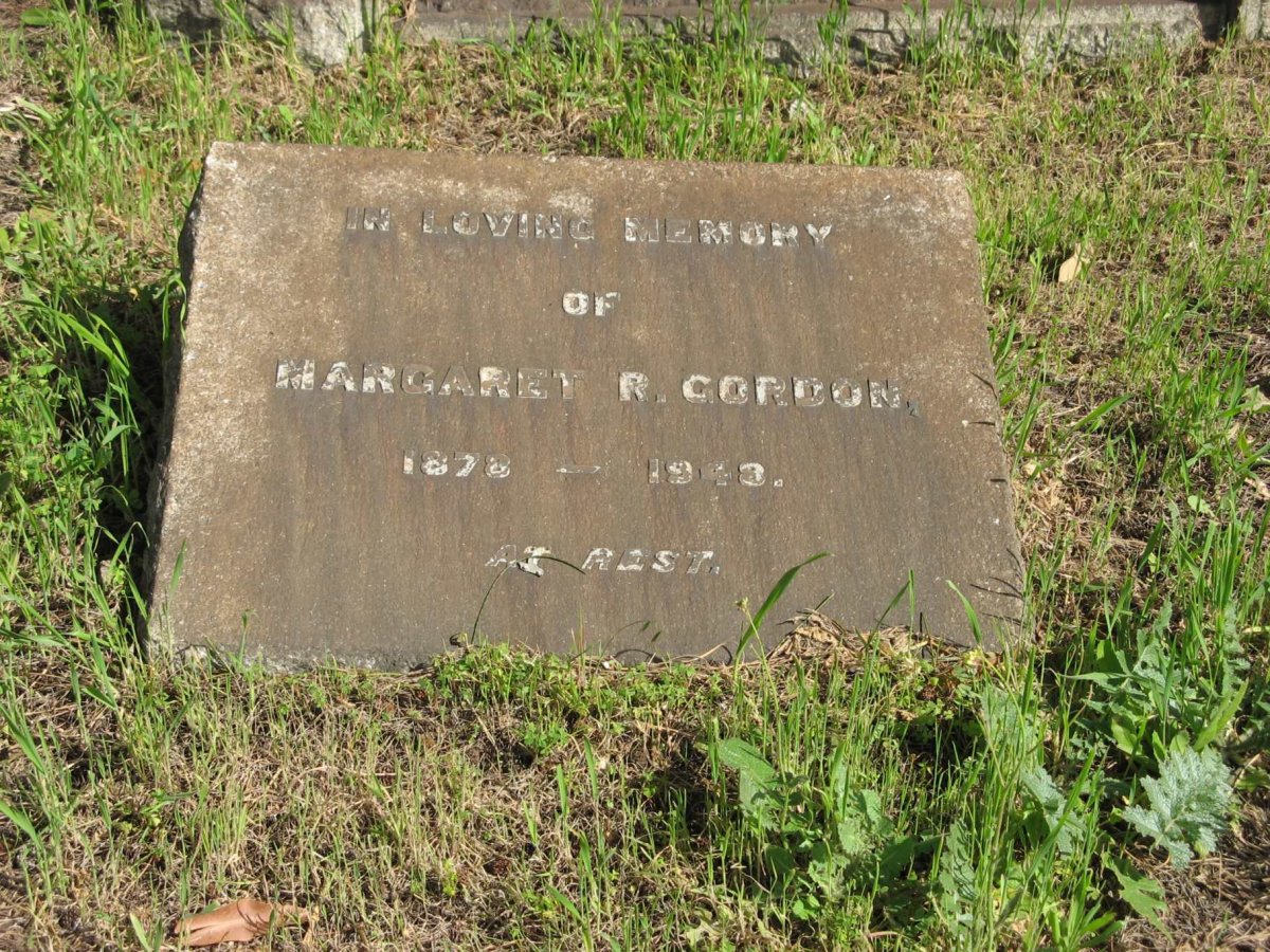 GORDON Margaret R. 1878-1948