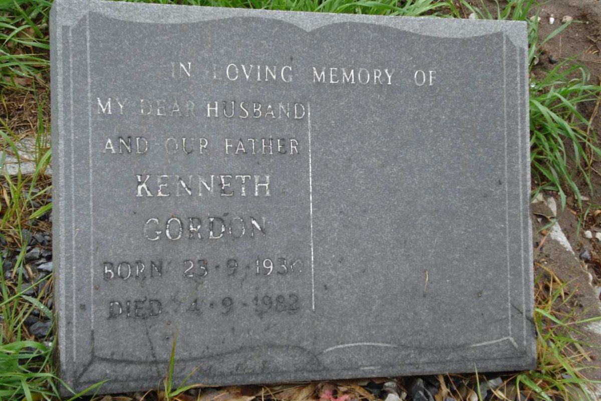 GORDON Kenneth 1930-1982