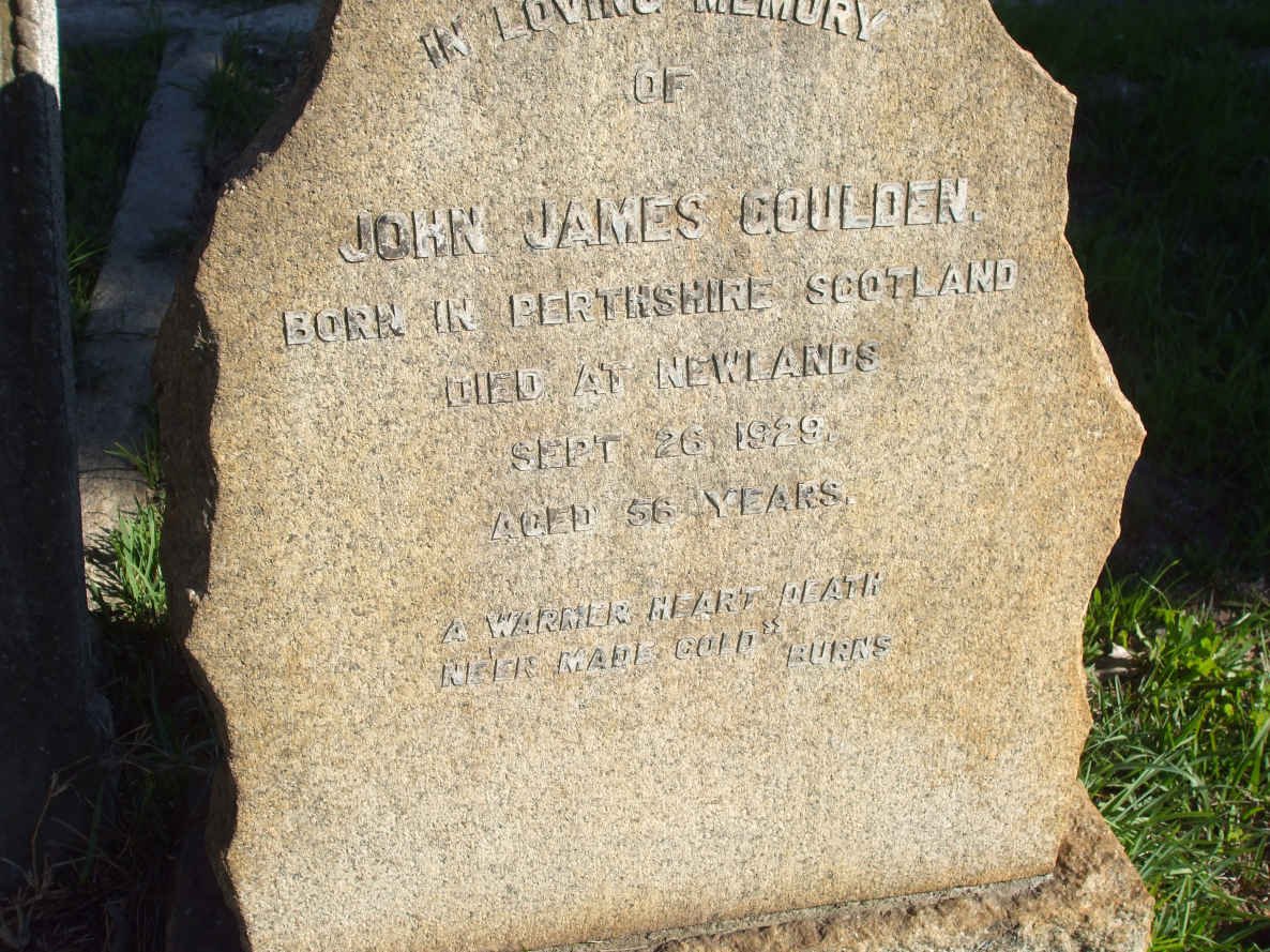 GOULDEN John James  -1929 