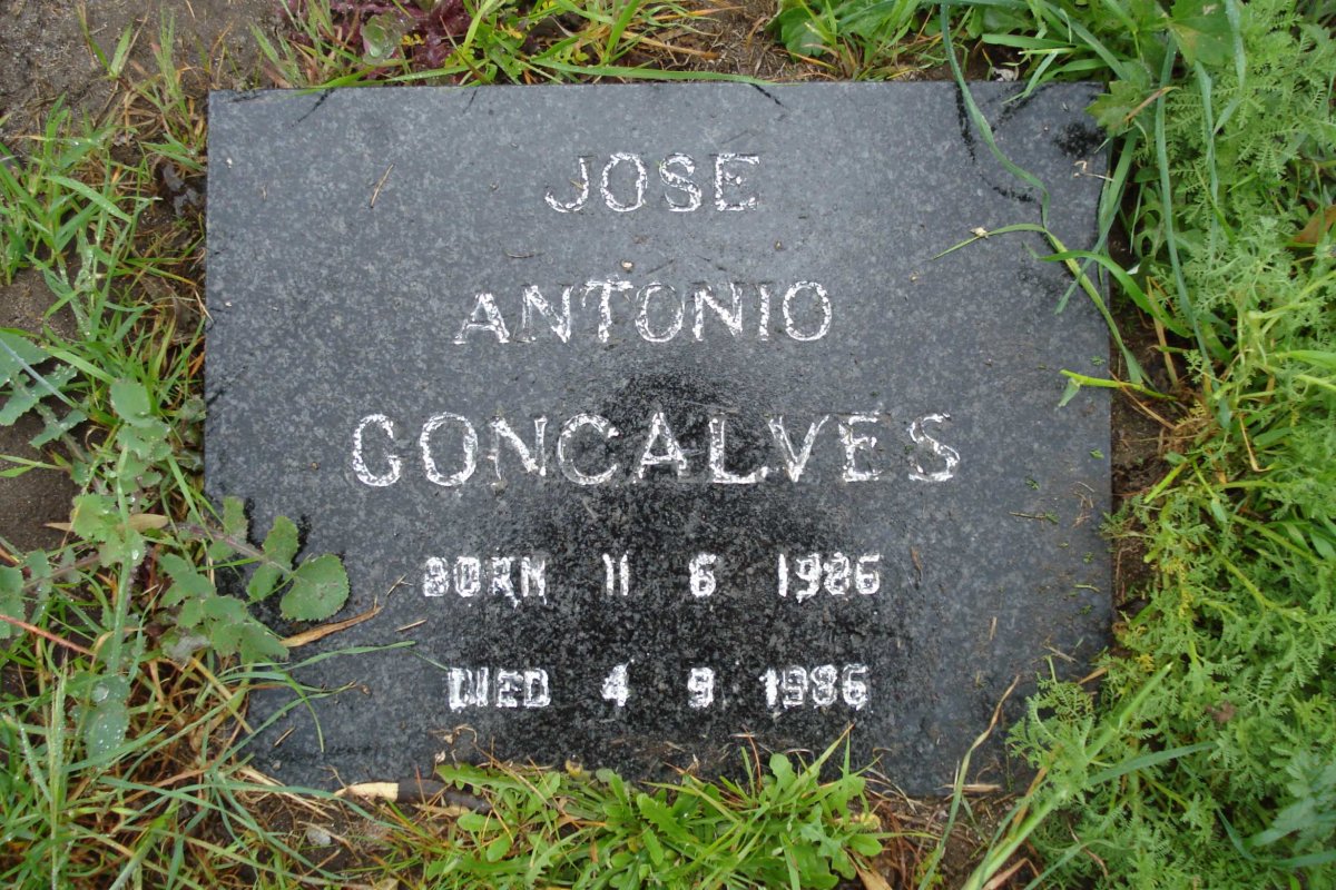 GONCALVES Jose Antonio 1986-1986