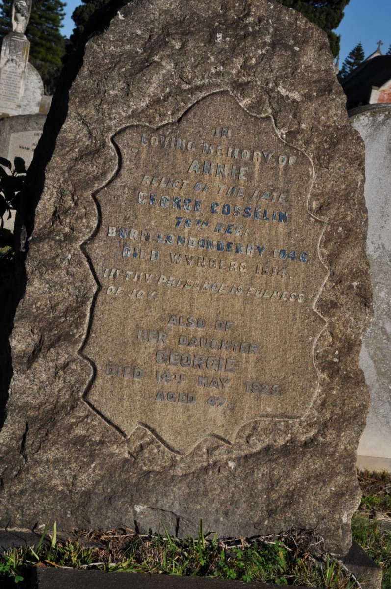 GOSSELIN Annie 1846-1914 :: GOSSELIN Georgie -1925