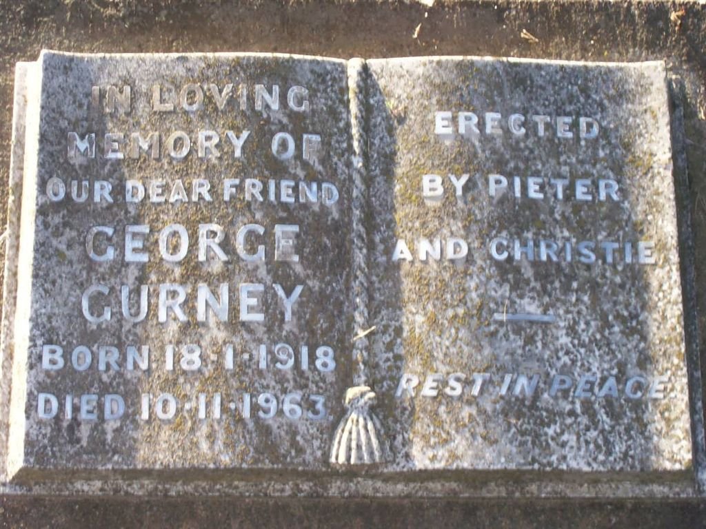 GURNEY George 1918-1963