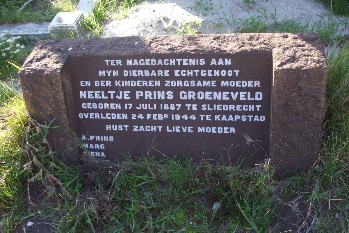 GROENEVELD Neeltje nee PRINS 1887-1944