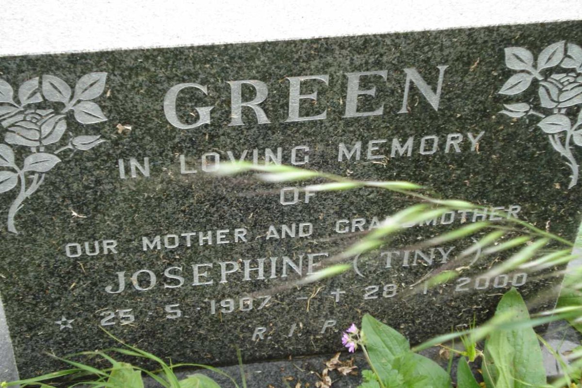 GREEN Josephine 1907-2000