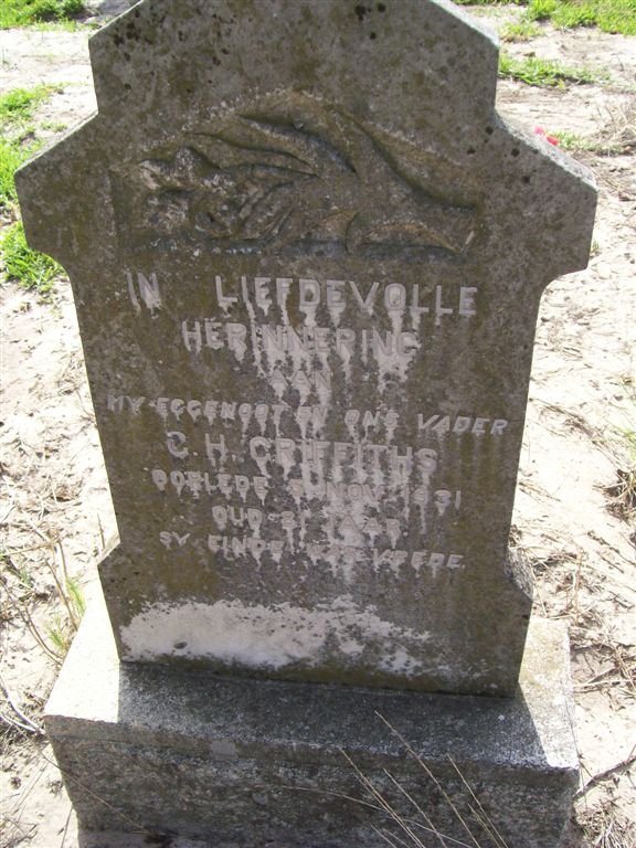GRIFFITHS C.H. -1931