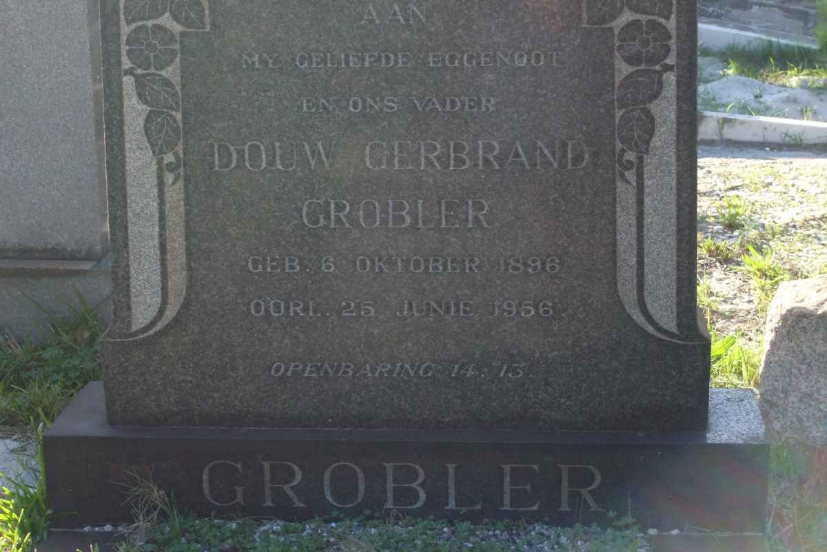 GROBLER Douw Gerbrand 1896-1956