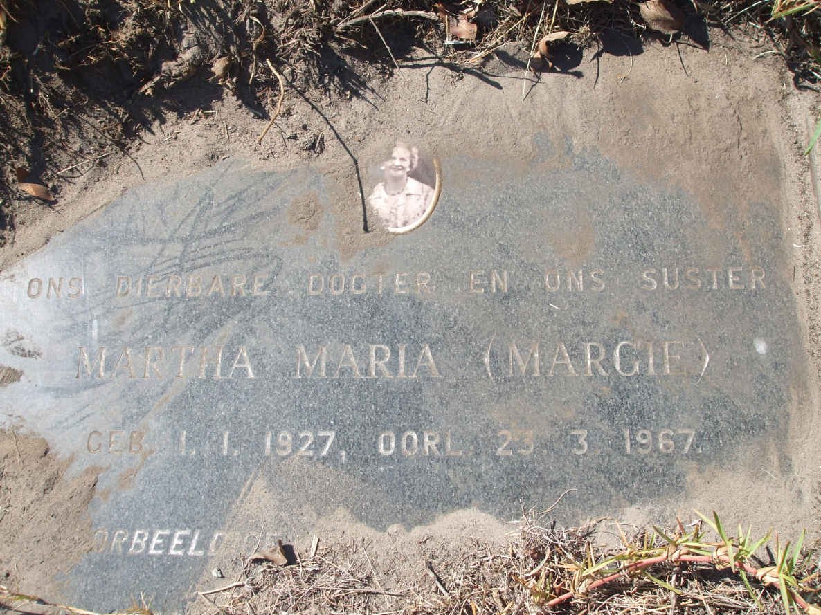 GROENEWALD Martha Maria 1927-1967