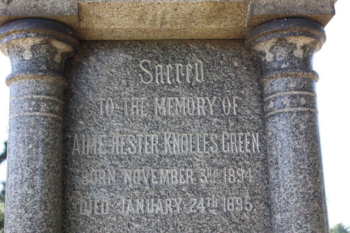 GREEN Aime Hester Knolles 1894-1895