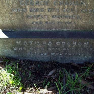 GRAHAM George -1950 :: GRAHAM Matilda -1945