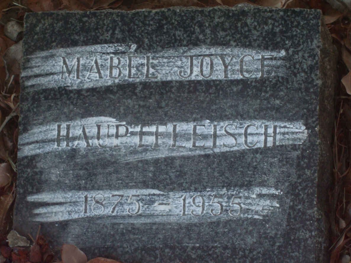HAUPTFLEISCH Mabel Joyce 1875-1955