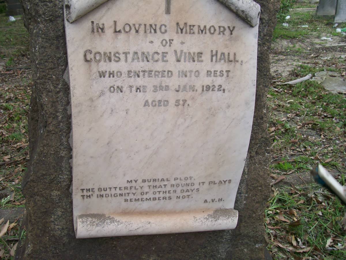 HALL Constance Vine -1922