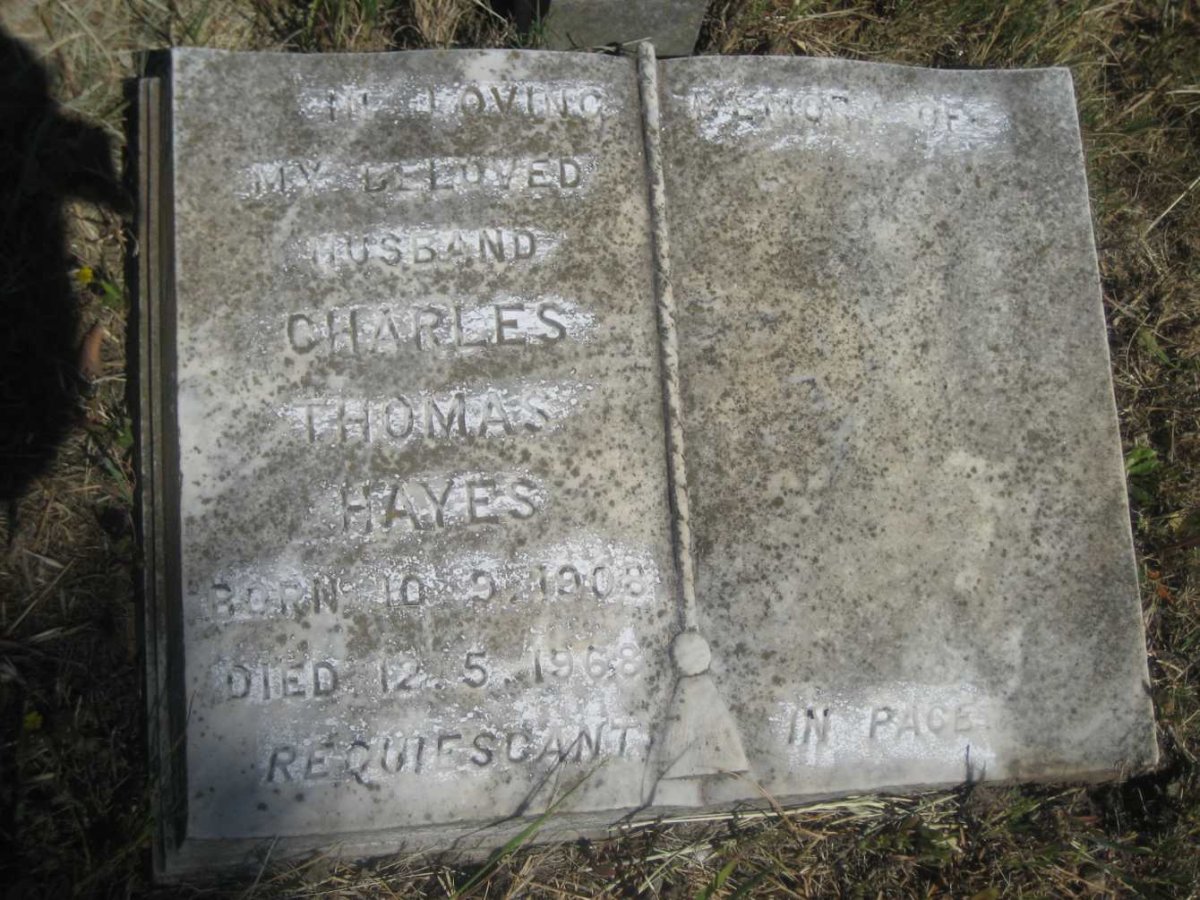 HAYES Charles Thomas 1908-1968